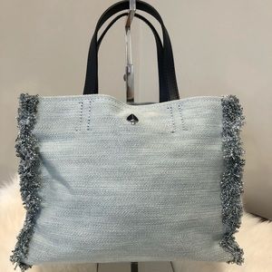Kate Spade Sam Denim Medium Satchel Bag